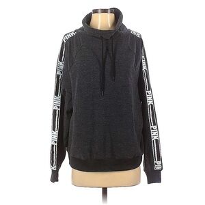 VS PINK Funnel Neck Logo Fleece Pullover | M